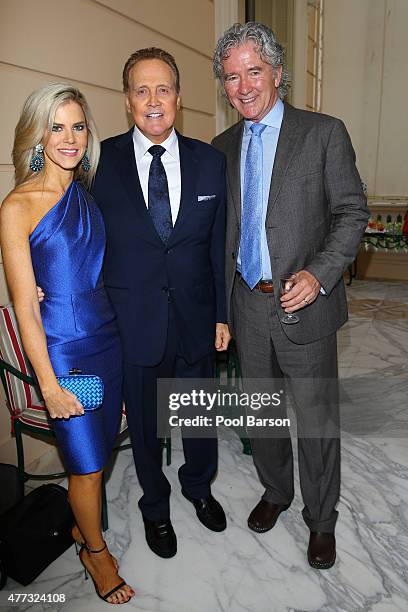 Lee Majors and Patrick Duffy attend Cocktail & Reception at the Ministere d'Etat on June 15, 2015 in Monte-Carlo, Monaco.