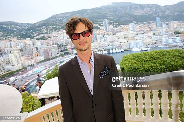 Matthew Gray Gubler attends Cocktail & Reception at the Ministere d'Etat on June 15, 2015 in Monte-Carlo, Monaco.