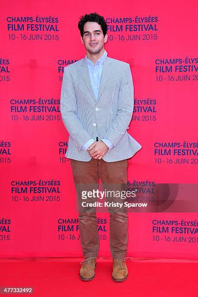 Benny Safdie attends the 4th Champs Elysees Film Festival Opening Ceremony and Valley of Love Premiere at Publicis Champs Elysees on June 9, 2015 in...