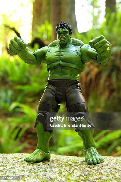 enraged in the forest - incredible hulk stock pictures, royalty-free photos & images