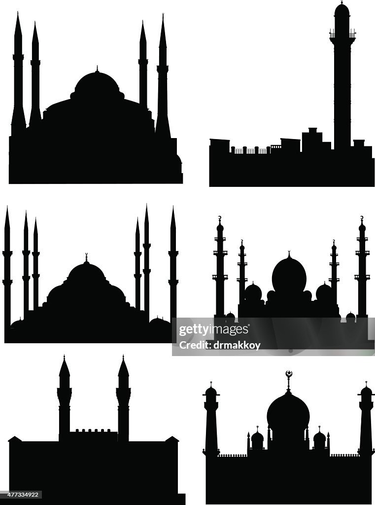 Mosque silhouette