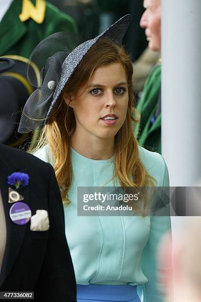 Princess Beatrice of York attend day one of Royal Ascot at Ascot racecourse in Berkshire, on June 16, 2015. The 5 day showcase event, which is one of...