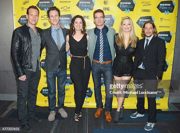 Actor Patrick Wilson, director/co-writer Jack Plotnick, actress/co-writer Kali Rocha, actors Matt Bomer and Marisa Coughlan, and co-writer Michael...