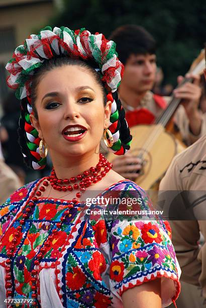 beautiful mexican girl - female mexican singers stock pictures, royalty-free photos & images