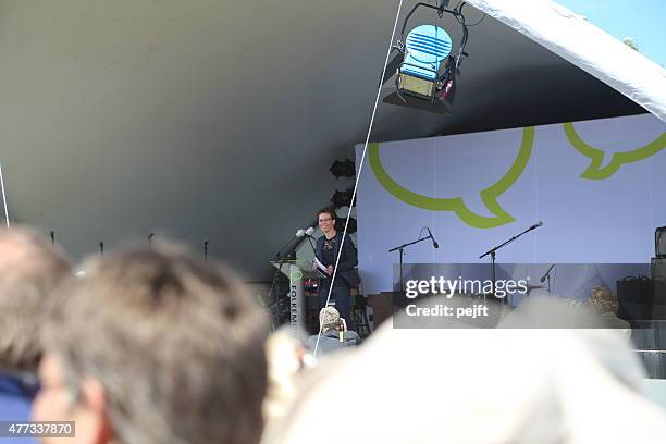 opening of folkemødet on bornholm - government official stock pictures, royalty-free photos & images