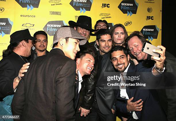 Cast and crew attend "From Dusk Till Dawn: The Series" Pilot Photo Op and Q&A during the 2014 SXSW Music, Film + Interactive Festival at Austin...