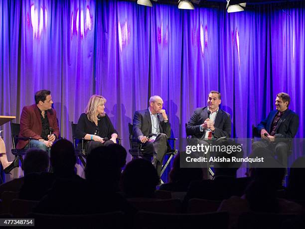 Journalist Kim Masters, Ralph Echemendia of "The Ethical Hacker", Mary Aiken, CyberPsychologist and Director of the RCSI CyberPsychology Research...