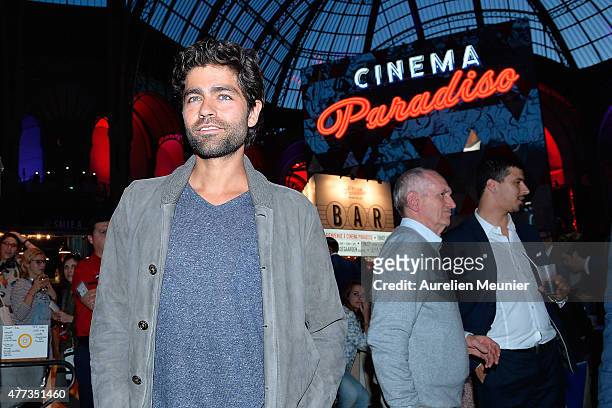 Adrian Grenier attends the 'Cinema Paradiso' opening ceremony at Grand Palais on June 16, 2015 in Paris, France.