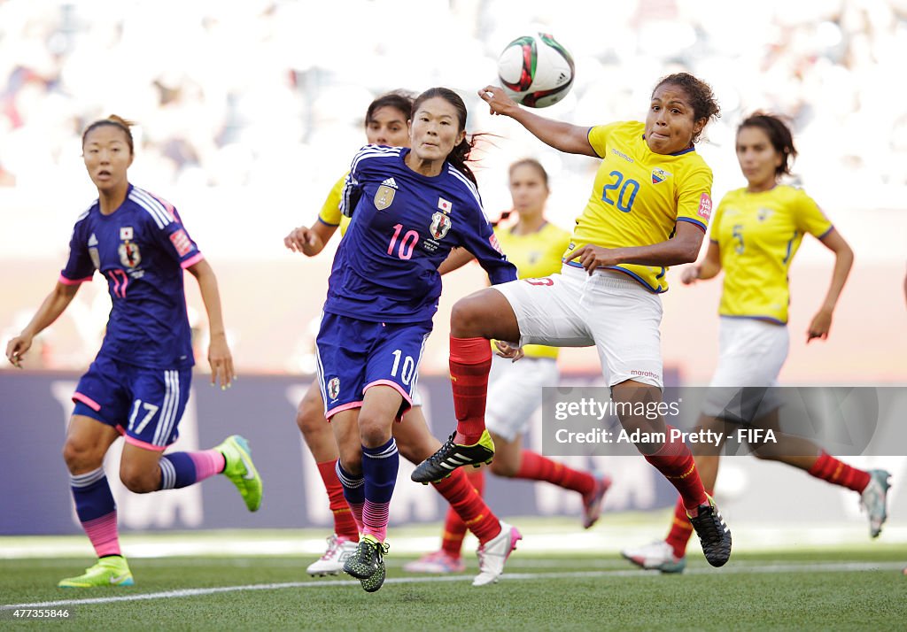 Ecuador v Japan: Group C - FIFA Women's World Cup 2015