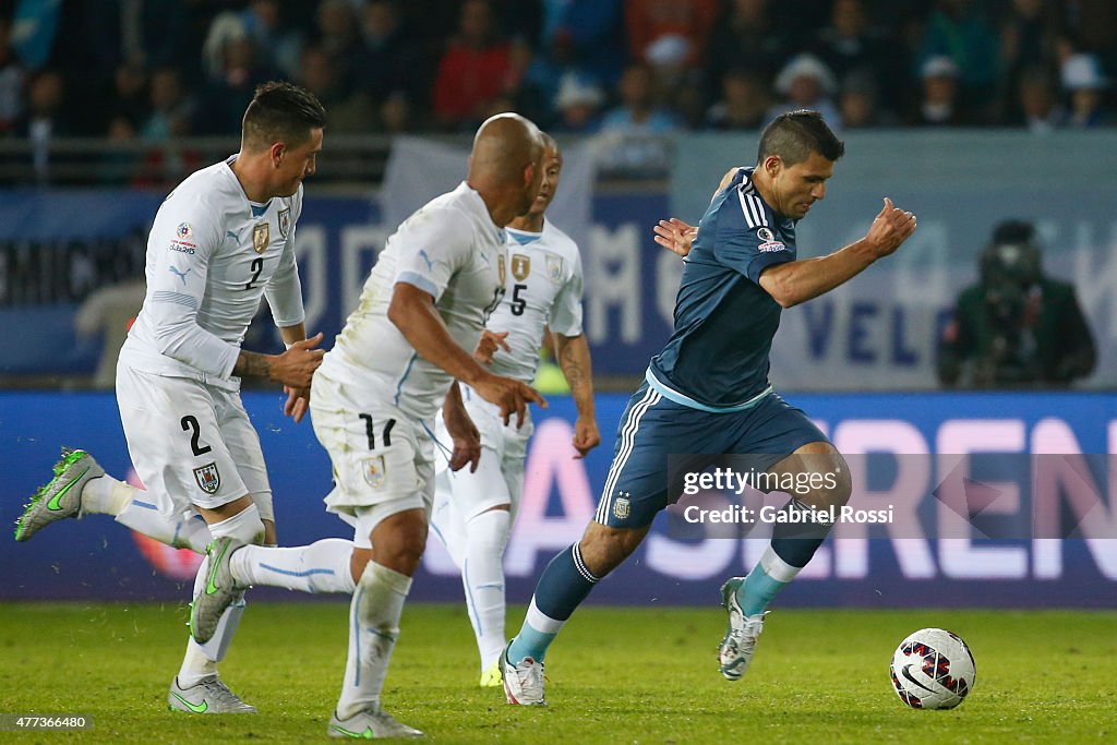 Argentina v Uruguay: Group B - 2015 Copa America Chile