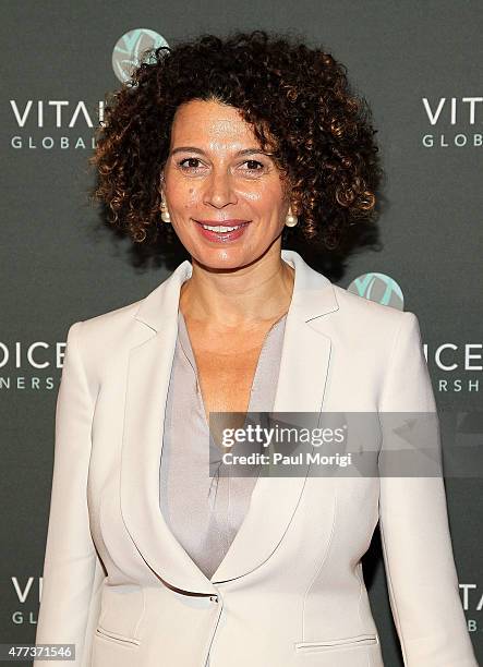 Universal Pictures Chairman Donna Langley attends the Vital Voices 14th Annual Global Leadership Awards at John F. Kennedy Center for the Performing...