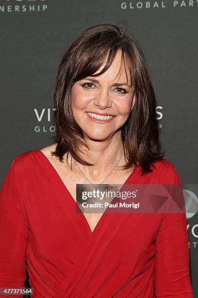 Actress Sally Field attends the Vital Voices 14th Annual Global Leadership Awards at John F. Kennedy Center for the Performing Arts on June 16, 2015...