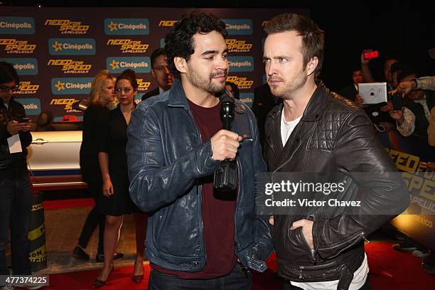 Actors Aaron Paul and Ramon Rodriguez attend the Need For Speed News  Photo - Getty Images
