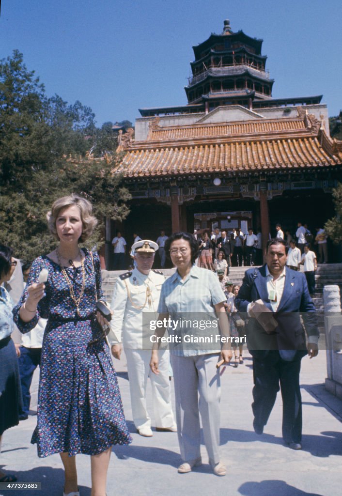 Spanish Queen Sofia in China