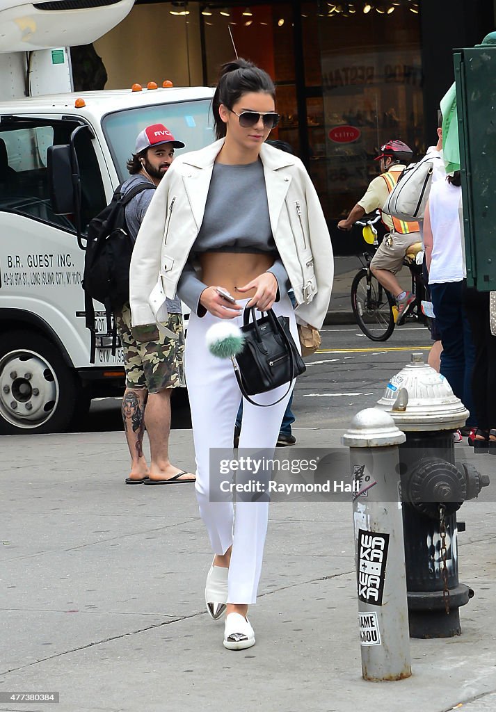 Celebrity Sightings In New York City - June 16, 2015
