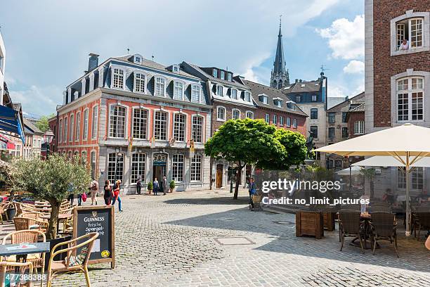 aachen historic city centre - aachen stock pictures, royalty-free photos & images