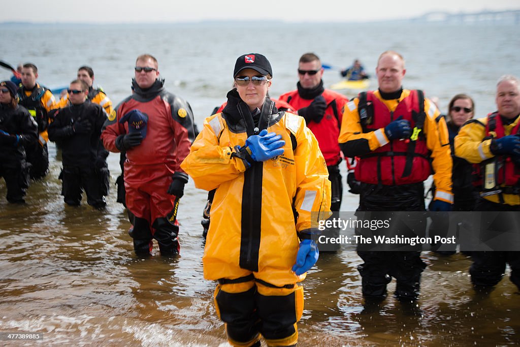 The 18th Annual Polar Bear Plunge was held March 8, 2014 at Sandy Point State Park in Annapolis, MD.