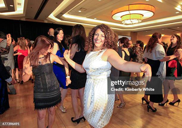 Guests dance at the PARS Equality Center 4th Annual Nowruz Gala at Marriott Waterfront Burlingame Hotel on March 8, 2014 in Burlingame, California.
