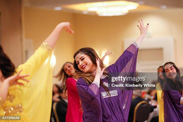 Dancers perform at the PARS Equality Center 4th Annual Nowruz Gala at Marriott Waterfront Burlingame Hotel on March 8, 2014 in Burlingame, California.