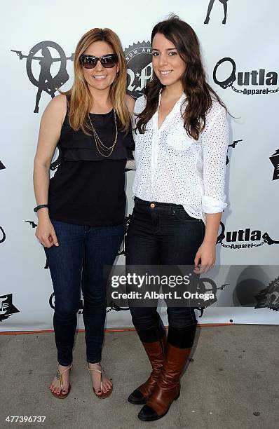 Personalities/reality star Brandi Passante and actress Jessica Rosenwald attend the Premiere Party For "Storage Wars" Season 4 held at Now and Then...