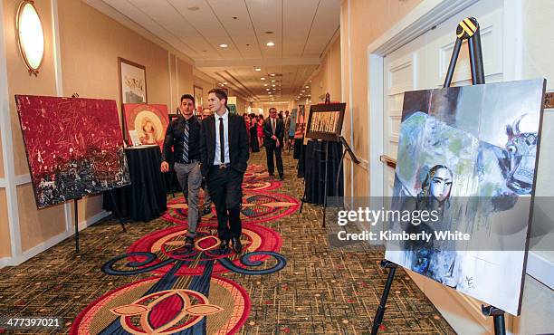 Guests attend the PARS Equality Center 4th Annual Nowruz Gala at Marriott Waterfront Burlingame Hotel on March 8, 2014 in Burlingame, California.