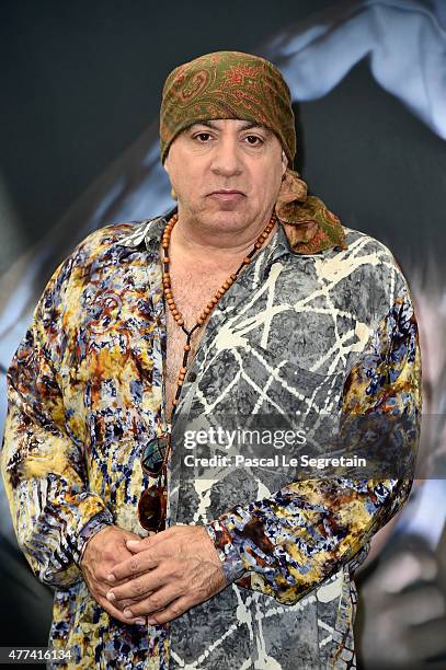 Actor Steven Van Zandt from the TV series 'Lilyhammer 3' attends a photocall during the 55th Monte Carlo TV Festival : Day 5 on June 17, 2015 in...
