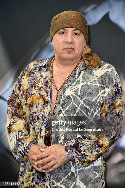 Actor Steven Van Zandt from the TV series 'Lilyhammer 3' attends a photocall during the 55th Monte Carlo TV Festival : Day 5 on June 17, 2015 in...