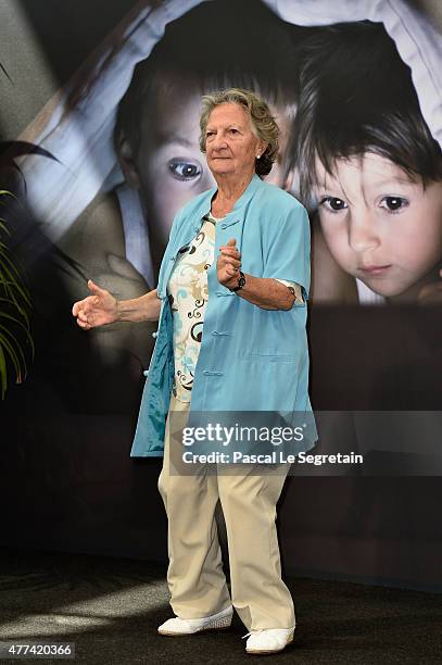 Actress Marthe Villalonga from the TV series "Maguy" attends a photocall during the 55th Monte Carlo TV Festival : Day 5 on June 17, 2015 in...