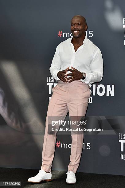 Actor Terry Crews from the TV series ?Brooklyn Nine-Nine? attends a photocall during the 55th Monte Carlo TV Festival : Day 5 on June 17, 2015 in...