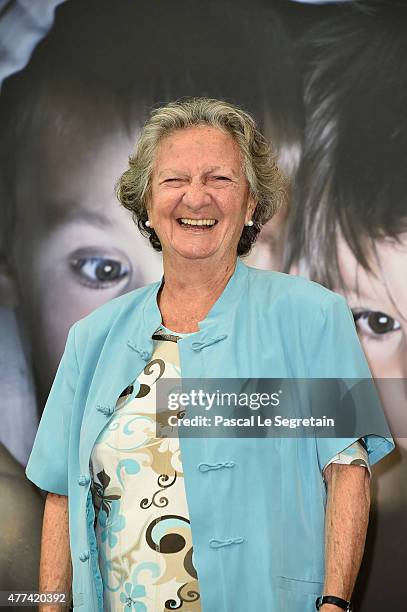 Actress Marthe Villalonga from the TV series "Maguy" attends a photocall during the 55th Monte Carlo TV Festival : Day 5 on June 17, 2015 in...