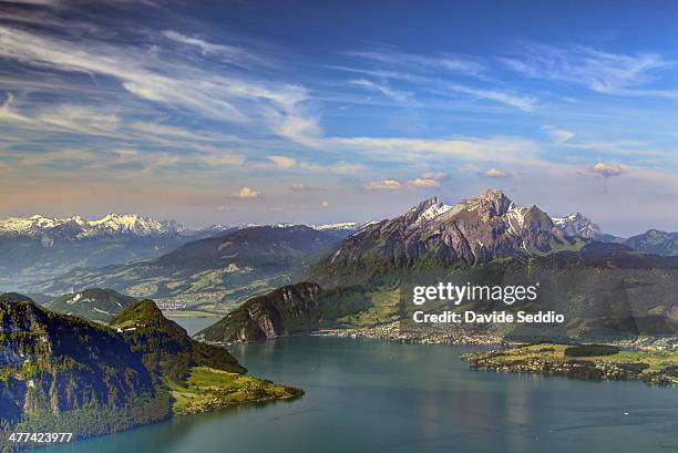 mount pilatus - luzern stock-fotos und bilder