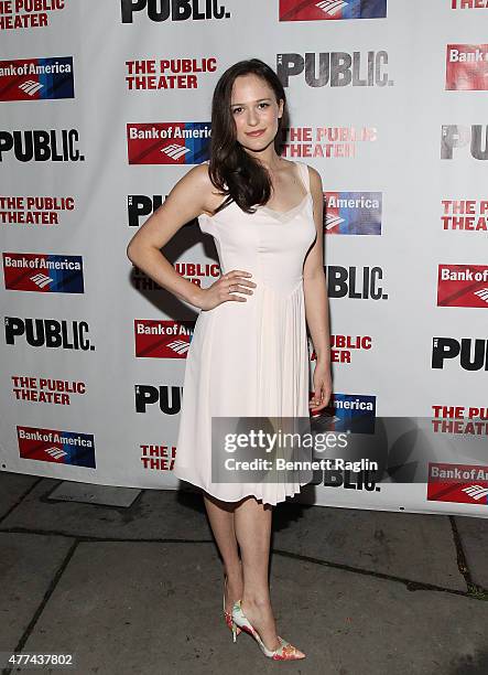 Actress Francesca Carpanini attends The Public Theater's Opening Night Of "The Tempest" at Delacorte Theater on June 16, 2015 in New York City.