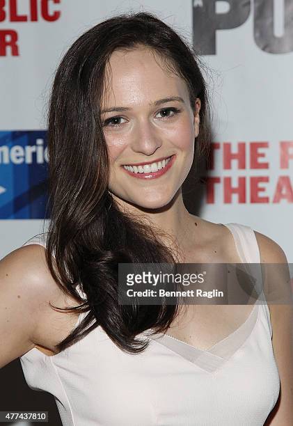 Actress Francesca Carpanini attends The Public Theater's Opening Night Of "The Tempest" at Delacorte Theater on June 16, 2015 in New York City.