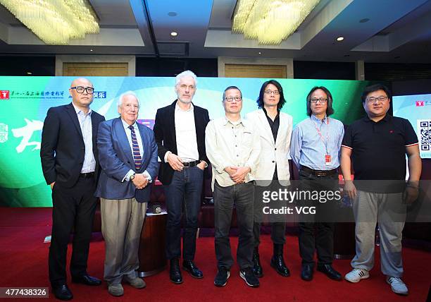 Film producer Ben Ji, Alan Baker, Assistant Dean, School of Cinematic Arts of The University of Southern California, James Griffin, Vancouver Film...