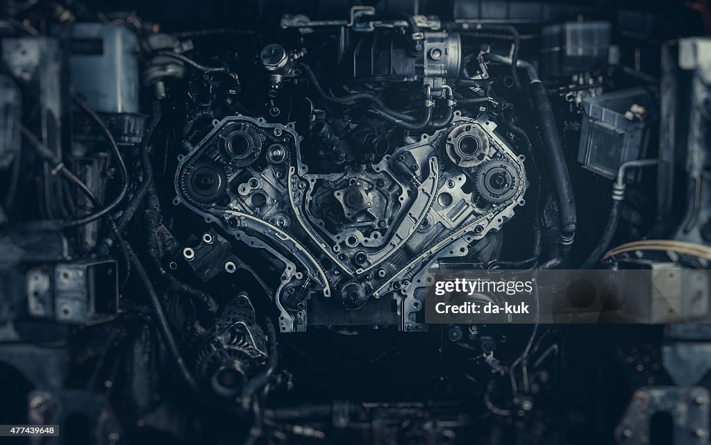 V8 Engine Front V8 Car Engine High-Res Stock Photo - Getty Images