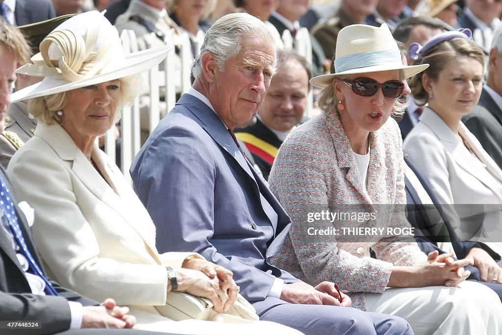 BELGIUM-BRITAIN-ROYALS-HISTORY-WATERLOO-ANNIVERSARY