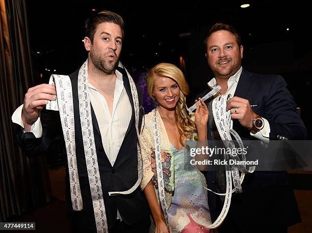 Luke Rogers , Lindsay Davis and Austin Casselman attend, On Deck With The Deckers Hosted By The Eric And Jessie Decker Foundation, The Eric And...