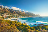 Twelve Apostles mountain in Camps Bay, Cape Town, South Africa