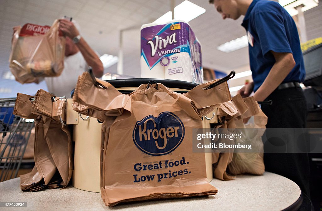Inside A Kroger Co. Store Ahead of Earning Figures