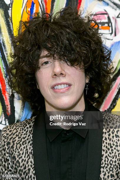 Recording artist L.P. Attends Alexander Yulish "An Unquiet Mind" VIP Opening Reception at KM Fine Arts LA Studio on March 8, 2014 in Los Angeles,...