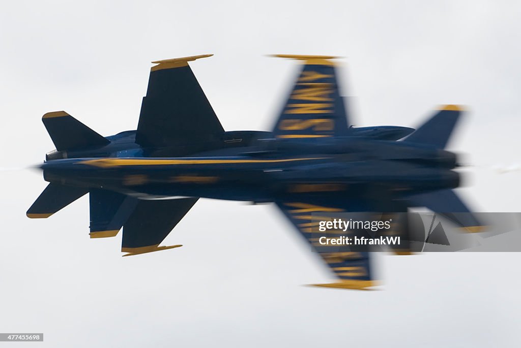 Blue Angels Knife-Edge Pass