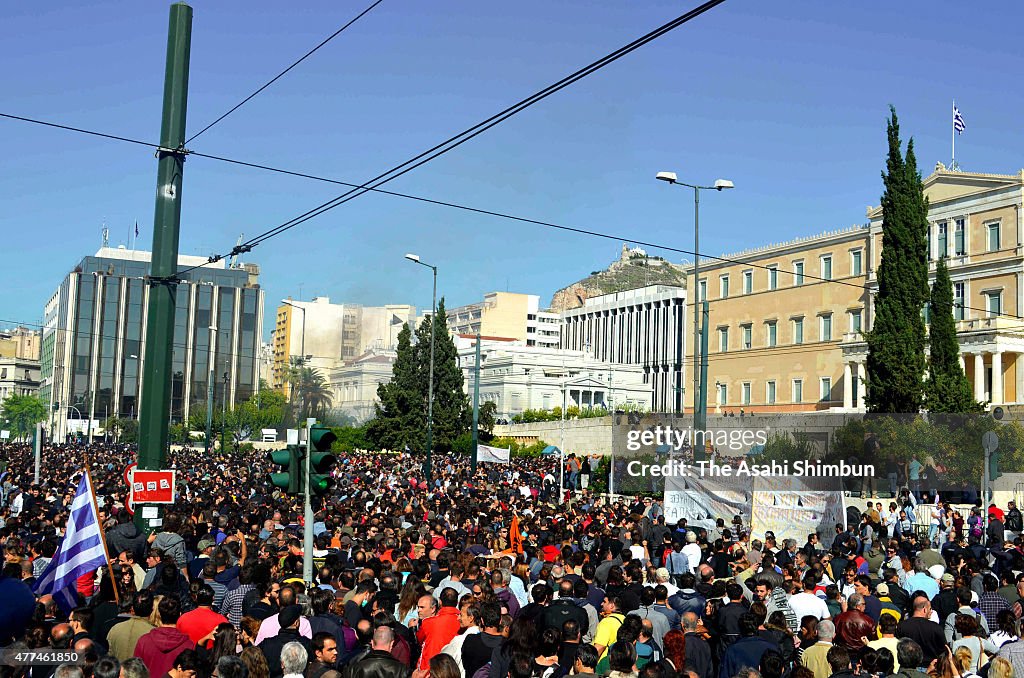 48-Hour General Strike Takes Place In Athens