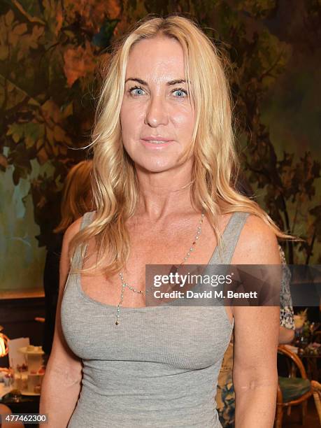 Meg Mathews attends the launch of natural health, beauty and wellbeing website Grace Guru, hosted by Anna Grace-Davidson with the support of Jo Wood...