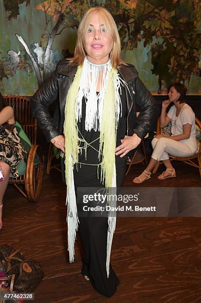 Brix Smith-Start attends the launch of natural health, beauty and wellbeing website Grace Guru, hosted by Anna Grace-Davidson with the support of Jo...