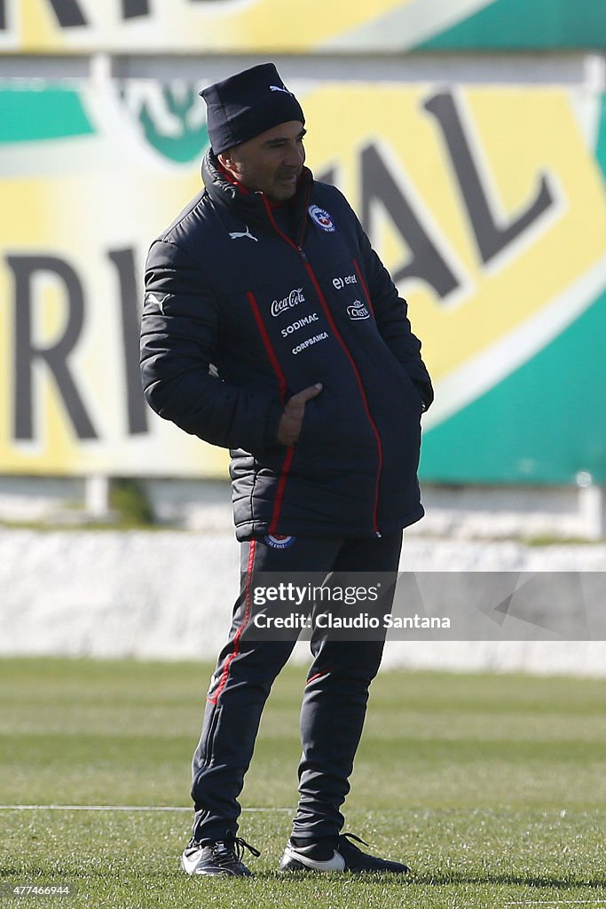 Chile Training Session - 2015 Copa America Chile