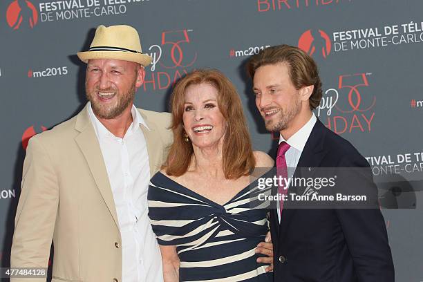Stephanie Powers attends the 55th Anniversary Party at the Monte Carlo Beach on June 16, 2015 in Monte-Carlo, Monaco.