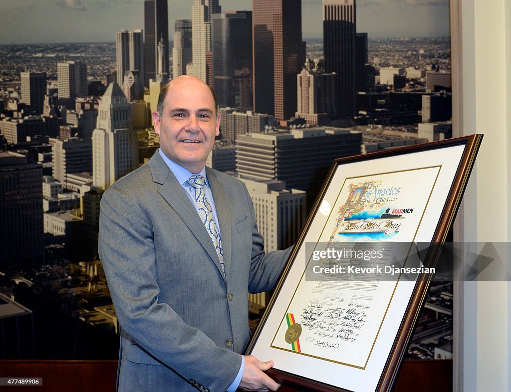 "Mad Men Day" Declaration At Los Angeles City Hall