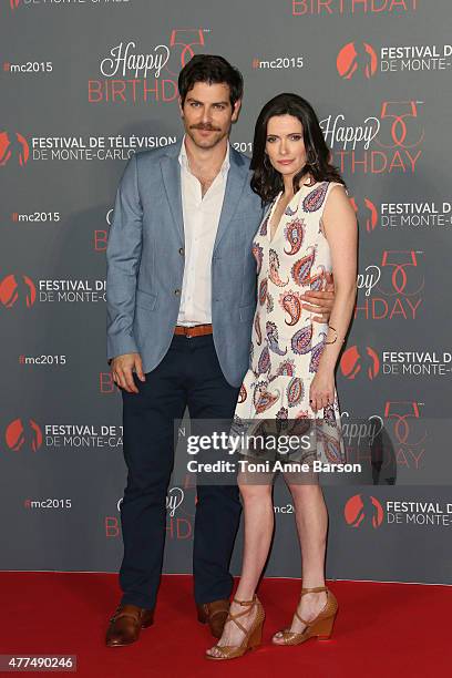 Bitsie Tulloch attends the 55th Anniversary Party at the Monte Carlo Beach on June 16, 2015 in Monte-Carlo, Monaco.