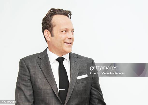 Actor Vince Vaughn poses for a portrait at the 'True Detective' Press Conference at the Four Seasons Hotel on June 05, 2015 in Beverly Hills,...