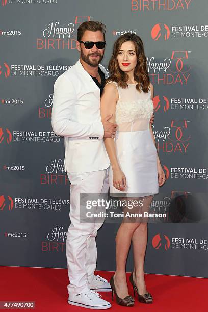 Marina Squerciati attends the 55th Anniversary Party at the Monte Carlo Beach on June 16, 2015 in Monte-Carlo, Monaco.